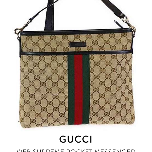 Gucci WEB SUPREME POCKET MESSENGER - Picture 8 of 16